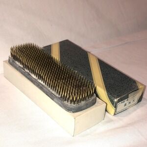 Vintage Metal Flower Frog Needlesharp Maruko Tokyo Ikebana kenzan Rectangle